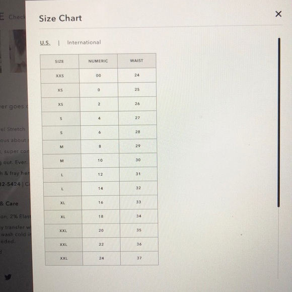 American Eagle Jean Shorts (peach) - Picture 6 of 6